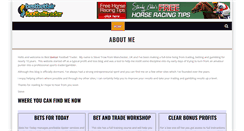 Desktop Screenshot of bestbetfairfootballtrader.com